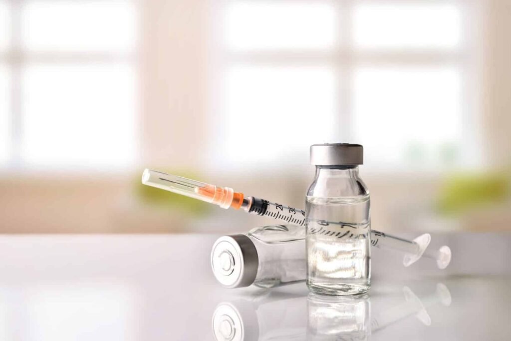 injection and syringe